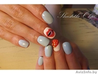 Наращивание ногтей, гель лак “Shellac”, дизайн гель лаками, маникюр - Изображение #1, Объявление #1259108