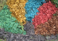 Древесная щепа мульча цветная декоративная в мешках - Изображение #1, Объявление #1281907
