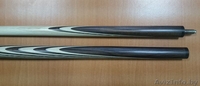Бильрдный кий ручной работы М.В. венге / граб 2-составной новый, гарантия - Изображение #4, Объявление #1367442