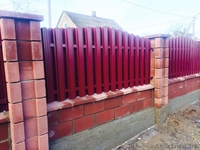 металлический штакетник для забора двухстороннее покрытие - Изображение #6, Объявление #1482568
