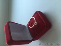 Продам золотое кольцо с бриллиантом р-р 17,5 - Изображение #1, Объявление #1479759