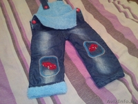 Породам джинсы для мальчика, б/у, на рост до 80 см - Изображение #3, Объявление #1500150