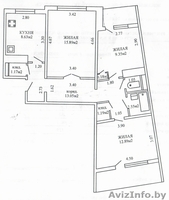 Продажа 3-х комнатной квартиры, г. Минск, ул. Плеханова, дом 52-1 - Изображение #10, Объявление #1508503