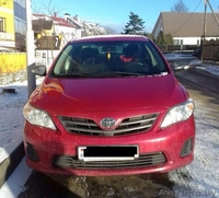 Toyota Corolla, седан, 2010 г. в., автомат, 1.6 л, цвет: красный - Изображение #1, Объявление #1515815