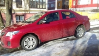 Toyota Corolla, седан, 2010 г. в., автомат, 1.6 л, цвет: красный - Изображение #2, Объявление #1515815