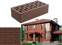 Кирпич облицовочный коричневый Braer - Изображение #1, Объявление #1521522