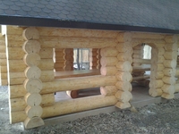 Срубы для дома ,бани ,беседки из кругляка ручной обработки - Изображение #1, Объявление #1526424