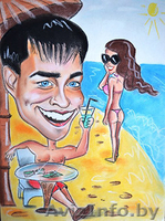 Шаржист Художник на свадьбу день рождения выпускной юбилей - Изображение #3, Объявление #1556713