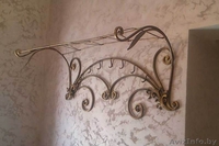Предметы интерьера кованые. Кованый стол, стулья, кровать, вешалка. - Изображение #1, Объявление #1599816