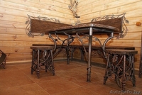 Предметы интерьера кованые. Кованый стол, стулья, кровать, вешалка. - Изображение #4, Объявление #1599816