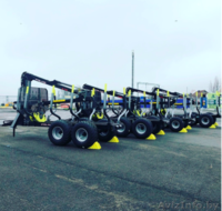 Лесовозный полуприцеп 13D с манипулятор 5.72 PALMS - Изображение #1, Объявление #1601258