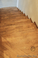 Лестница отделка массивом дуба ступеней из бетона - Изображение #1, Объявление #1606092