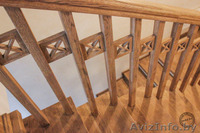 Лестница отделка массивом дуба ступеней из бетона - Изображение #2, Объявление #1606092