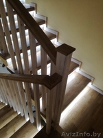 Лестница отделка массивом дуба ступеней из бетона - Изображение #4, Объявление #1606092