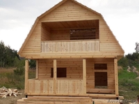 Сруб Дома из бруса Артем 6 × 6 с террасой установка - Изображение #2, Объявление #1613086