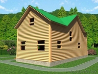 Сруб Дома Мирон 10,5х8,5 м из профилированного бруса - Изображение #3, Объявление #1613106