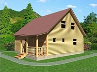 Сруб Дома 8.5 на 9.5 платон из профилированного бруса - Изображение #3, Объявление #1613110