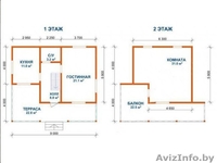 Сруб Дома 9х8 м из профилированного бруса Мирослав - Изображение #3, Объявление #1613112