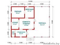 Сруб Бани 10х8м из профилированного бруса Камилла - Изображение #4, Объявление #1613180