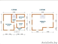 Сруб Дома Юлиан 8х8м из бруса установка в Березино - Изображение #5, Объявление #1613206