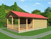 Сруб Банни 10х4,5м из бруса Стефания на заказ в Городею - Изображение #1, Объявление #1613208