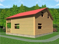 Сруб Дома 9х8 м из бруса Мирослав установка Дзержинск - Изображение #2, Объявление #1613209