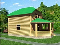 Сруб Дома 6х9 м из бруса Назар установка Любань - Изображение #1, Объявление #1613212