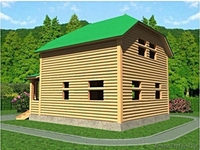 Сруб Дома 6х9 м из бруса Назар установка Любань - Изображение #4, Объявление #1613212