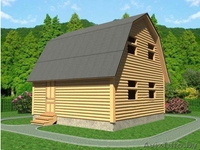 Сруб Дома люсьен 6х6 м из бруса установка Клецк - Изображение #1, Объявление #1613214
