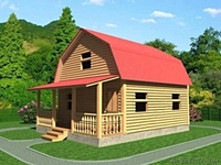 Дом Садовый для дач Марсель сруб 6х7м из бруса с установкой - Изображение #3, Объявление #1613243