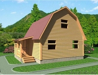 Дом из бруса Герман 7.5х6 м сруб с установкой-доставкой Минск и район. - Изображение #1, Объявление #1617224