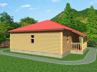 Дом-Баня из бруса Джулия-10х10 Сруб установка-доставка Минск и район - Изображение #3, Объявление #1617237