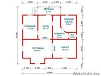 Дом-Баня из бруса Джулия-10х10 Сруб установка-доставка Минск и район - Изображение #5, Объявление #1617237