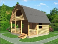 Дом из бруса Арсений 6х6 сруб установка Минск и область - Изображение #4, Объявление #1617972