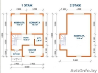 Дом из бруса сруб Петр 6х8 установка Воложинский район - Изображение #5, Объявление #1618459