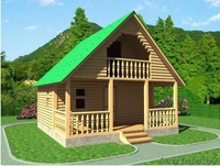 Баня-Дом из бруса Афелия 6х6 Сруб установка Стародорожский район - Изображение #5, Объявление #1618472