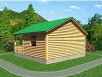 Сруб Бани из бруса Милана 6х6 доставка- установка - Изображение #1, Объявление #1620697