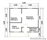 Дом сруб 6х6 Макс из профилированного бруса - Изображение #1, Объявление #1623390