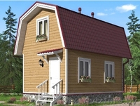 Дом сруб Бум 4х6 с мансардой из бруса - Изображение #2, Объявление #1623392