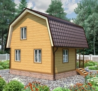 Дом сруб из бруса 6х6 Менск 63 кв.м. - Изображение #3, Объявление #1623397