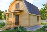 Садовый сруб Дома из бруса Прима 6 х 6, с установкой - Изображение #1, Объявление #1623405