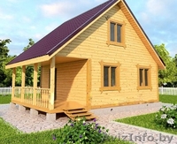 Садовый Дом Рихтер из бруса 6х8, с террасой 12м2 - Изображение #1, Объявление #1623408