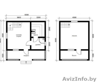 Баня/Дом из бруса сруб Аврора 6х6 доставка-установка - Изображение #2, Объявление #1623409