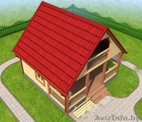 Дом-Баня сруб Заря из бруса 6х6 с установкой - Изображение #2, Объявление #1623412