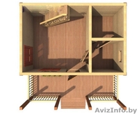 Дом-Баня сруб Заря из бруса 6х6 с установкой - Изображение #4, Объявление #1623412