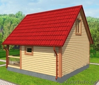 Дом-Баня сруб Заря из бруса 6х6 с установкой - Изображение #5, Объявление #1623412