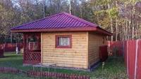 Минск. Баня из бруса 6 × 4 с террасой с установкой - Изображение #3, Объявление #1623870