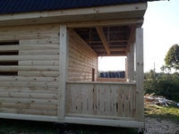 Новоселье .Дом/Баня из бруса 6 × 6 с террасой с установкой - Изображение #3, Объявление #1623930