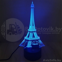 3 D Creative Desk Lamp (Настольная лампа голограмма 3Д) - Изображение #4, Объявление #1639927