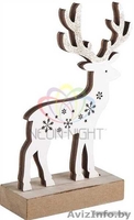 Деревянная фигурка с подсветкой Олененок 13-5-19,5 см - Изображение #2, Объявление #1642530